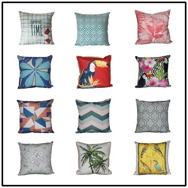 outdoor sofa throw pillow